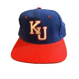 Kansas Jayhawks Top of The World Fitted Hat 7 1/8